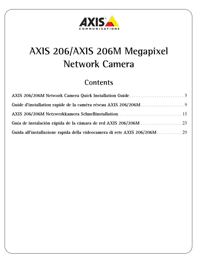 Axis AXIS 206M User manual