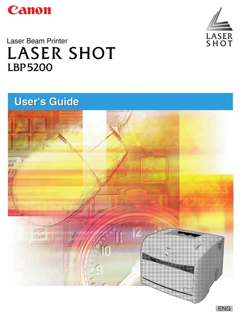 Canon Laser Shot LBP-5200 User manual Canon Laser Shot LBP-5200 User manual