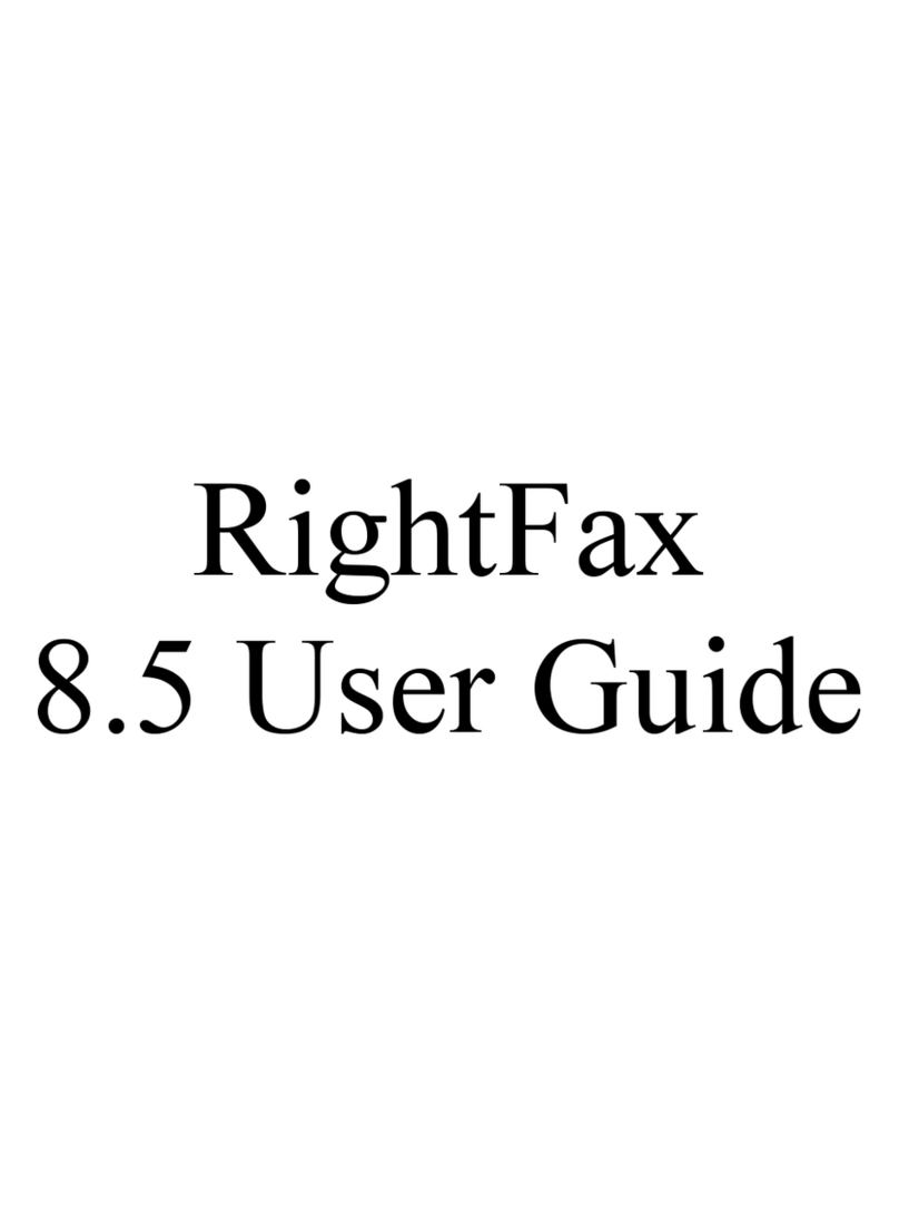 Axis RightFax 8.5 User manual