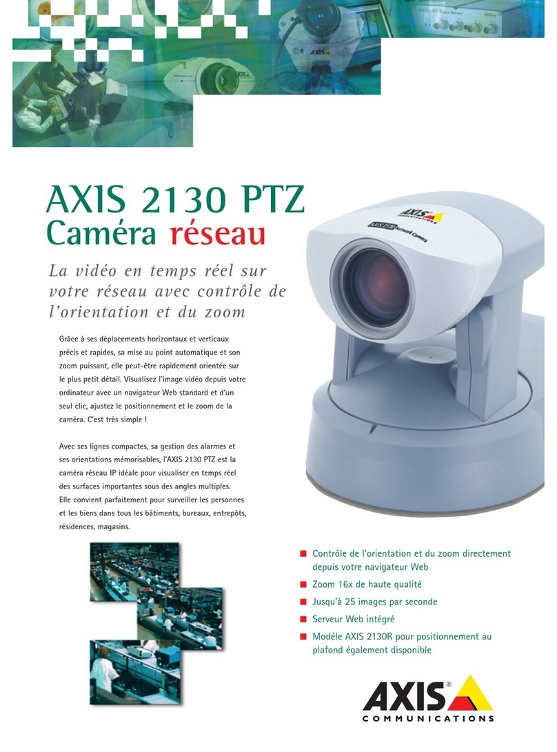 Axis AXIS 2130R User manual Axis AXIS 2130R User manual