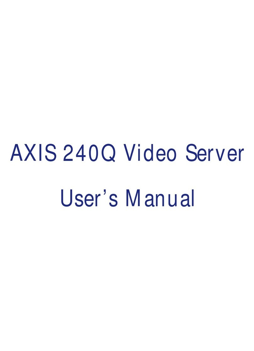 Axis 240Q Blade User manual