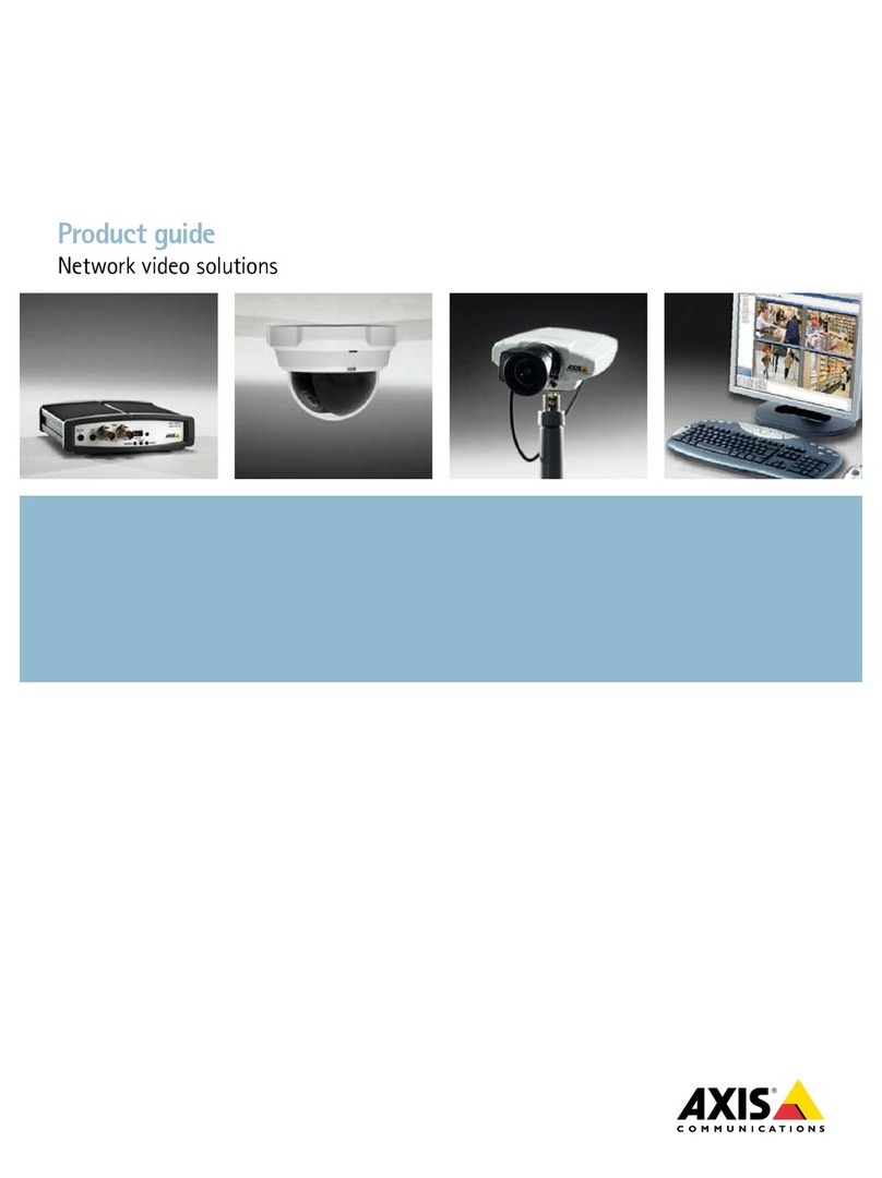 Axis 31922 User manual
