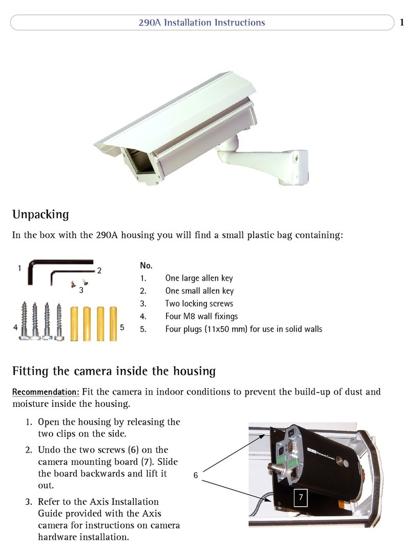 Axis 290A User manual
