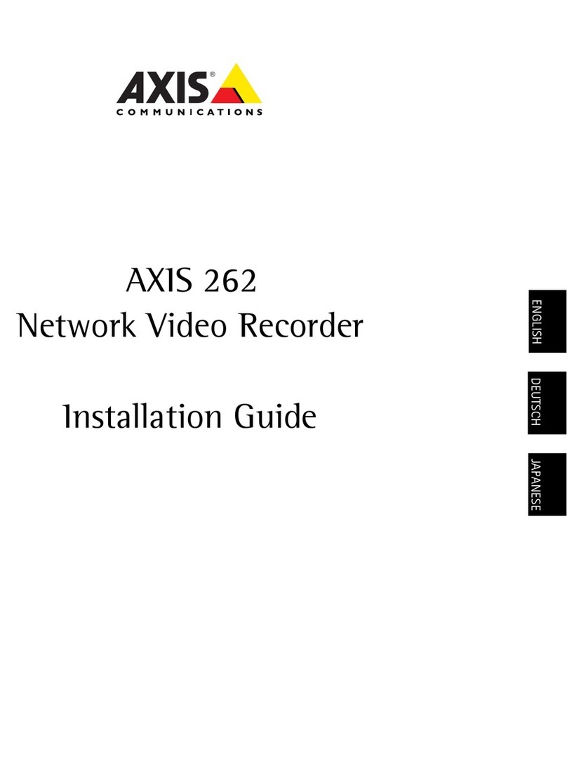 Axis 262+ installation guide