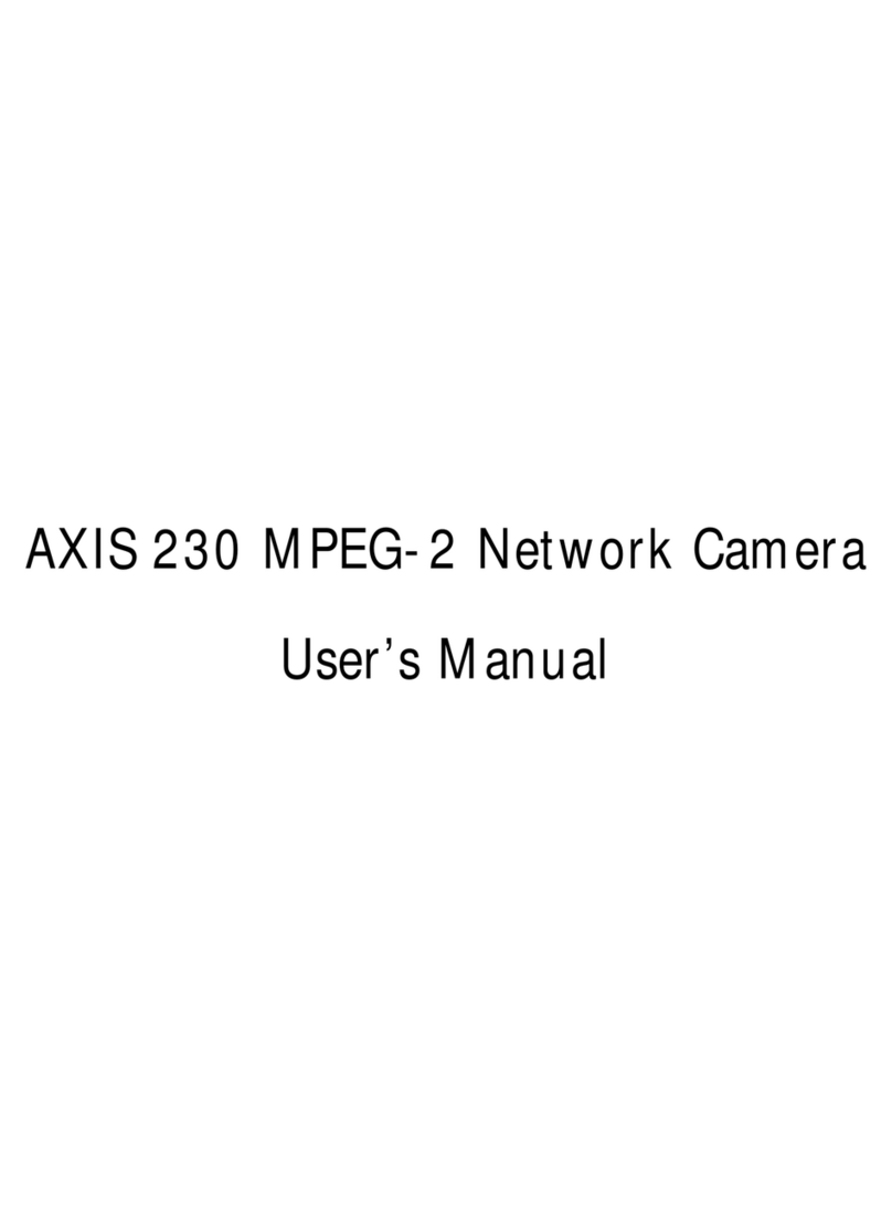 Axis 230 MPEG-2 User manual