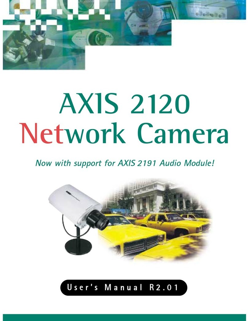 Axis NETWORK CAMERA 2120 User manual