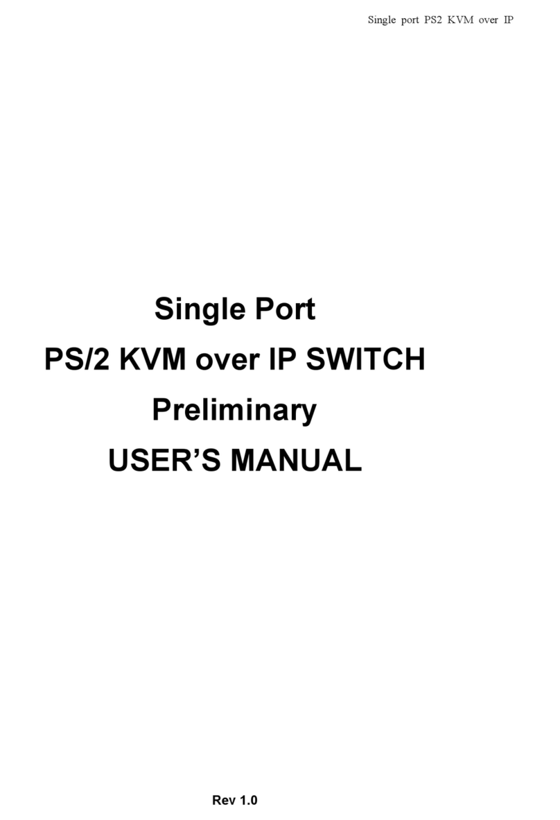 Avocent PS/2 KVM User manual