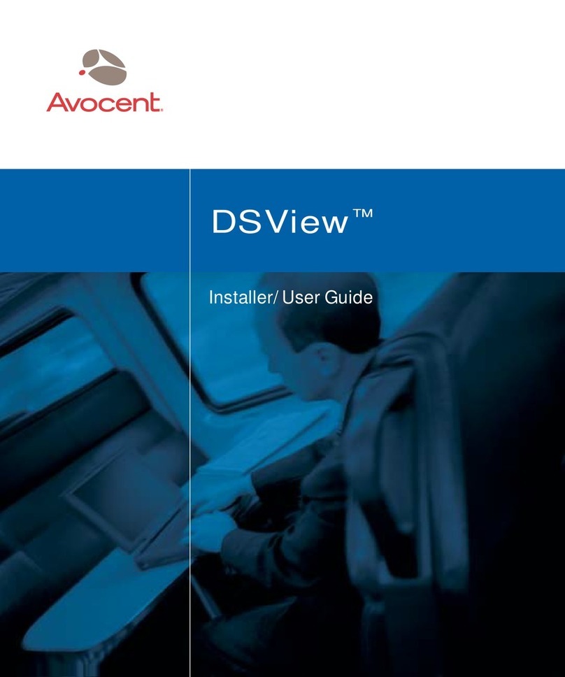Avocent DSViewTM Installation and maintenance instructions