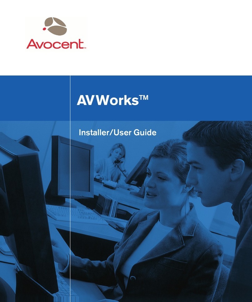 Avocent AV Works Installer/user guide