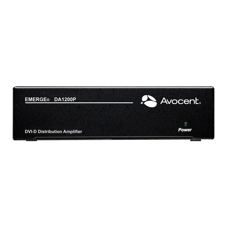 Avocent Emerge DA1200P PC/VGA Technical specifications