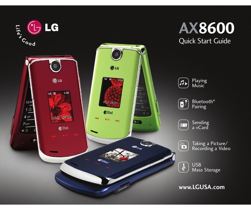 LG AX8600 User manual