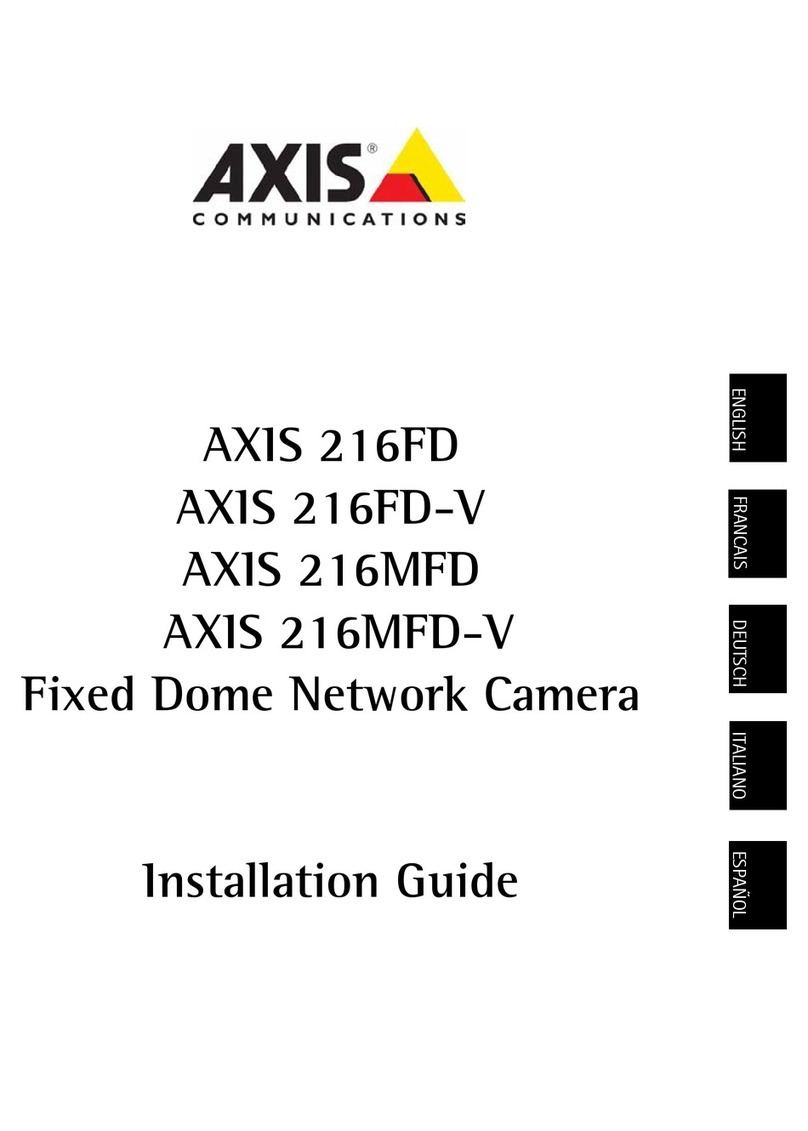 Axis 18613 User manual Axis 18613 User manual