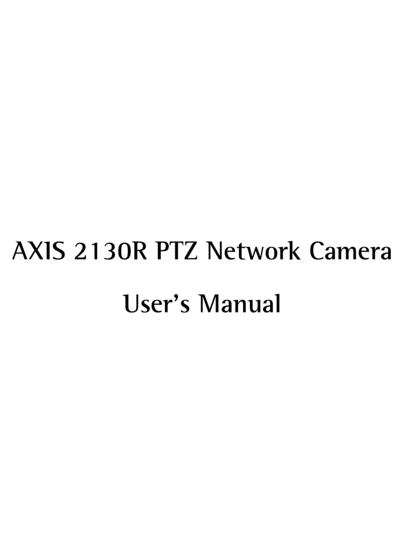 Axis 2130R PTZ User manual