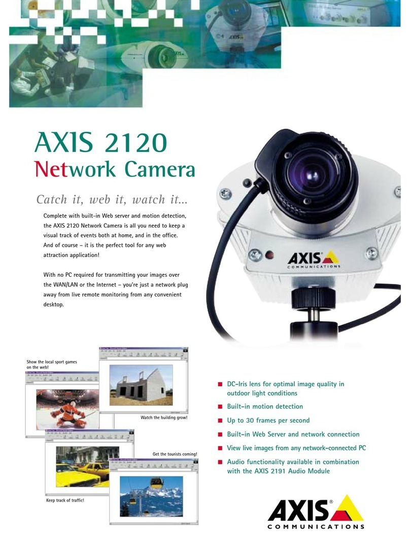 Axis NETWORK CAMERA 2120 Technical specifications