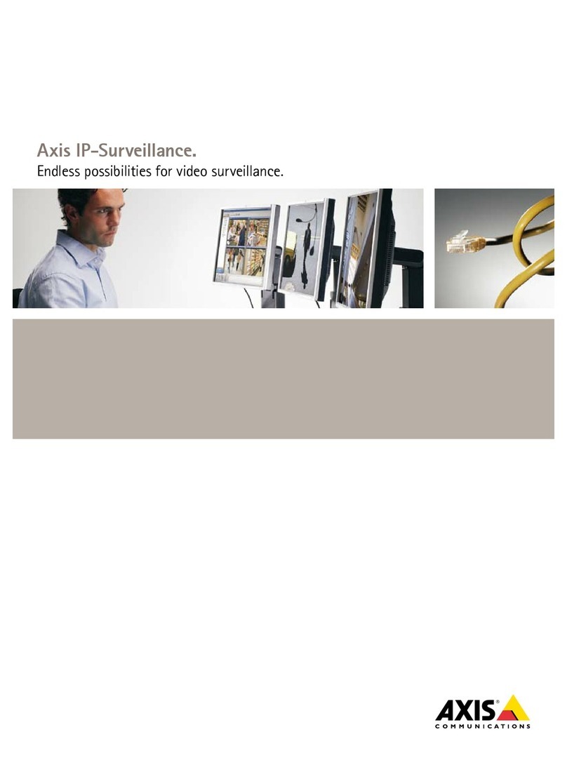 Axis IP-Surveillance system User manual