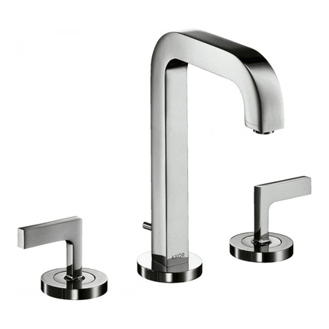 Axor Citterio 39136XX1 installation instructions Axor Citterio 39136XX1 installation instructions