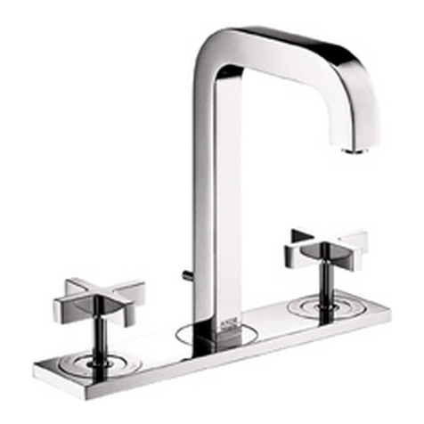 Axor Citterio 39154XX1 User manual