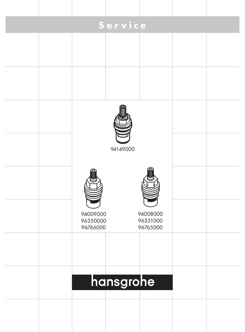 Hans Grohe 92720000 Service manual Hans Grohe 92720000 Service manual