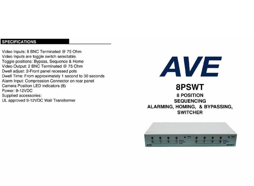 AVE 8PSWT User manual