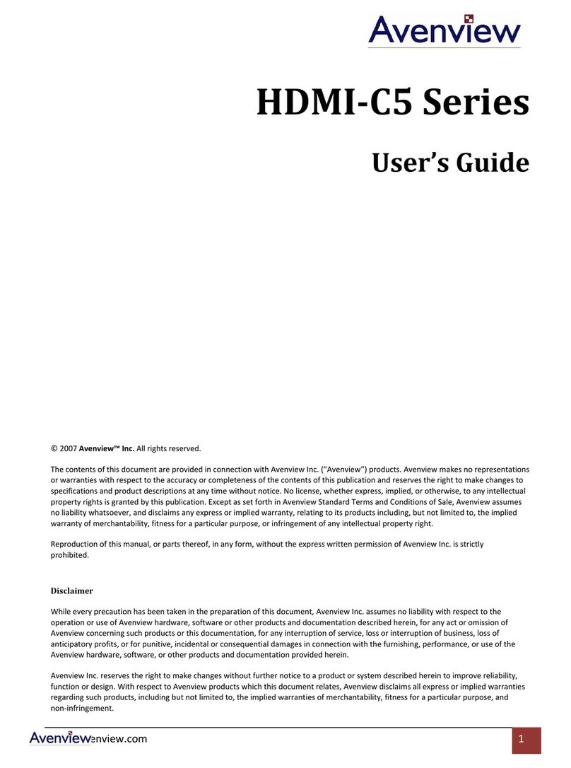 Avenview HDMI-C5-4 user guide