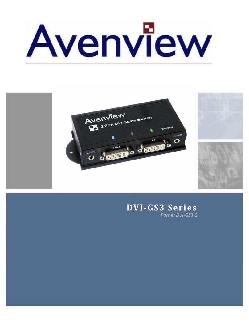 Avenview DVI-GS3 Series Specification sheet