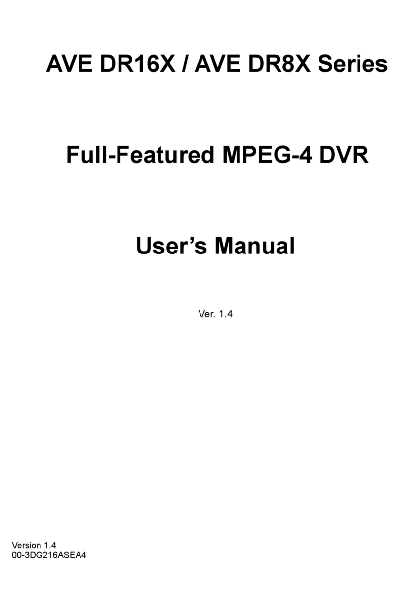AVE DR16X Series user manual