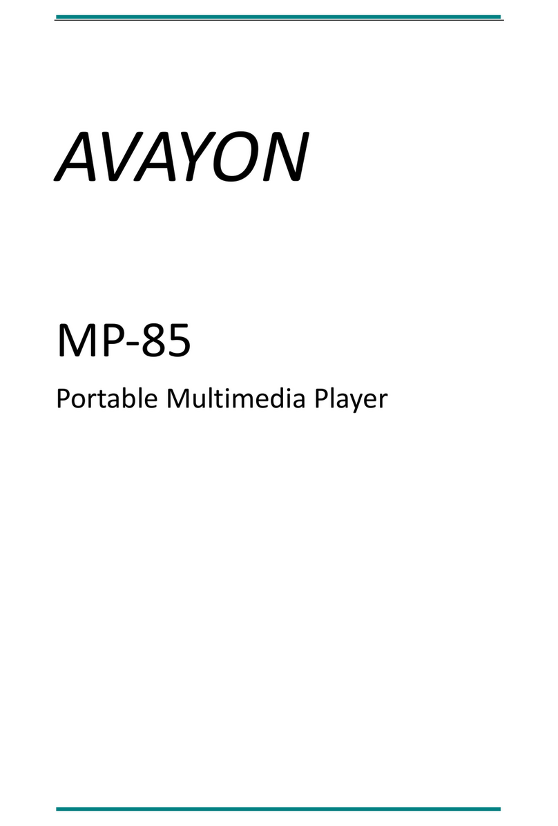 Avayon MP-85 owner's manual