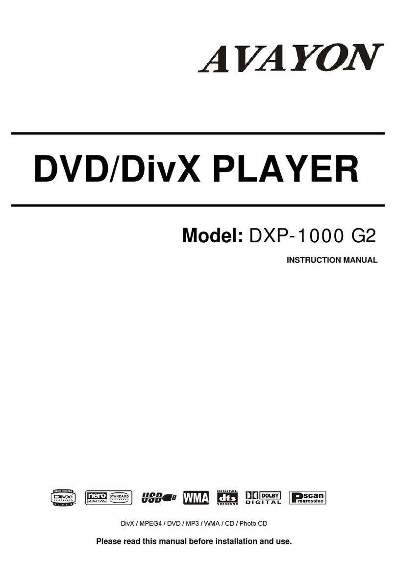 Avayon DXP-1000 G2 instruction manual