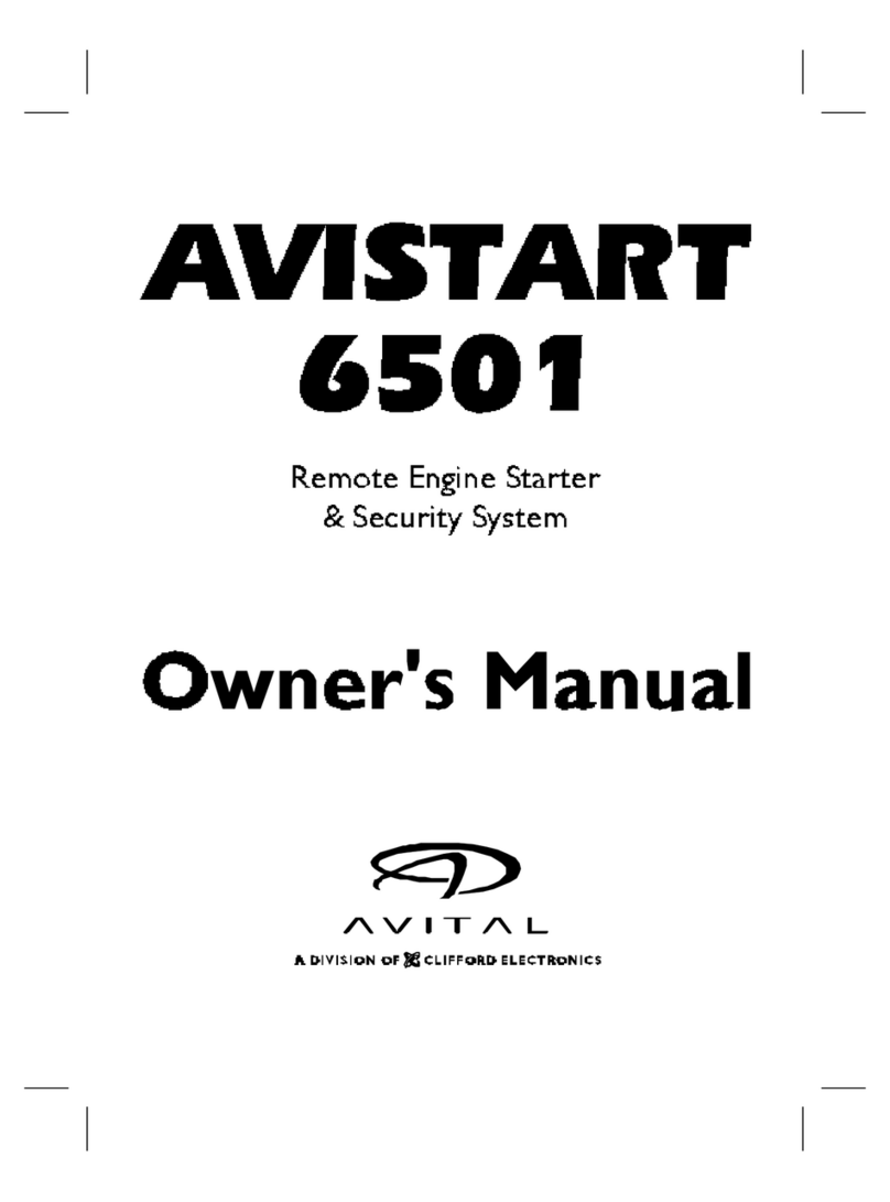 Avital AVISTART 6501 user manual
