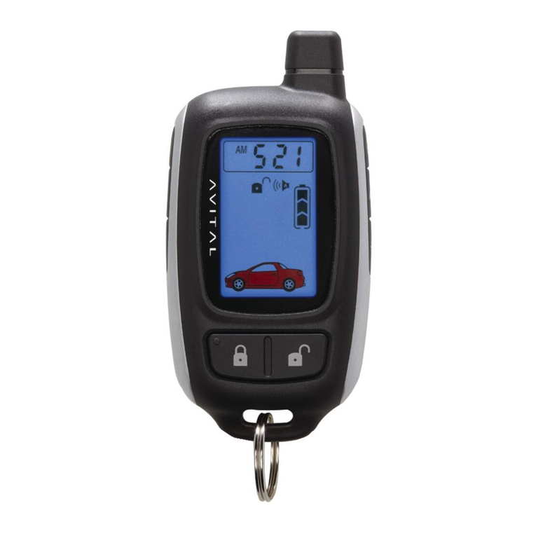 Avital 5303 owner's guide
