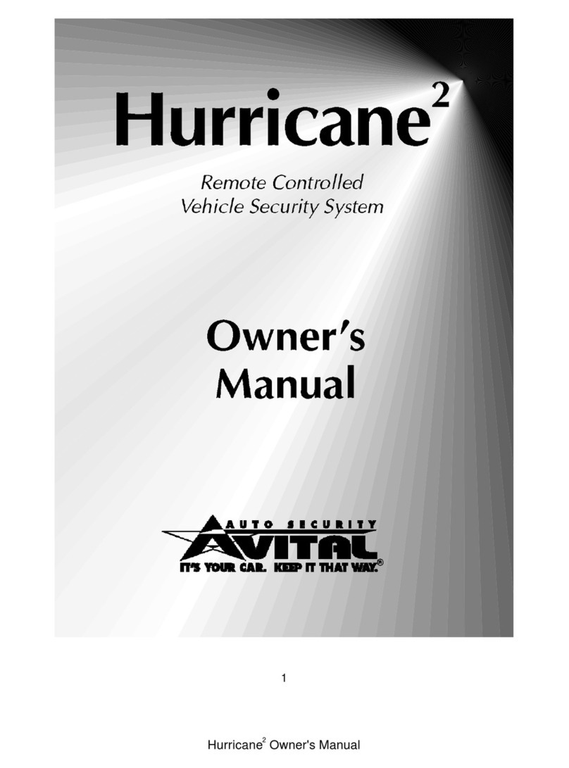 Avital Hurricane 2 owner's manual
