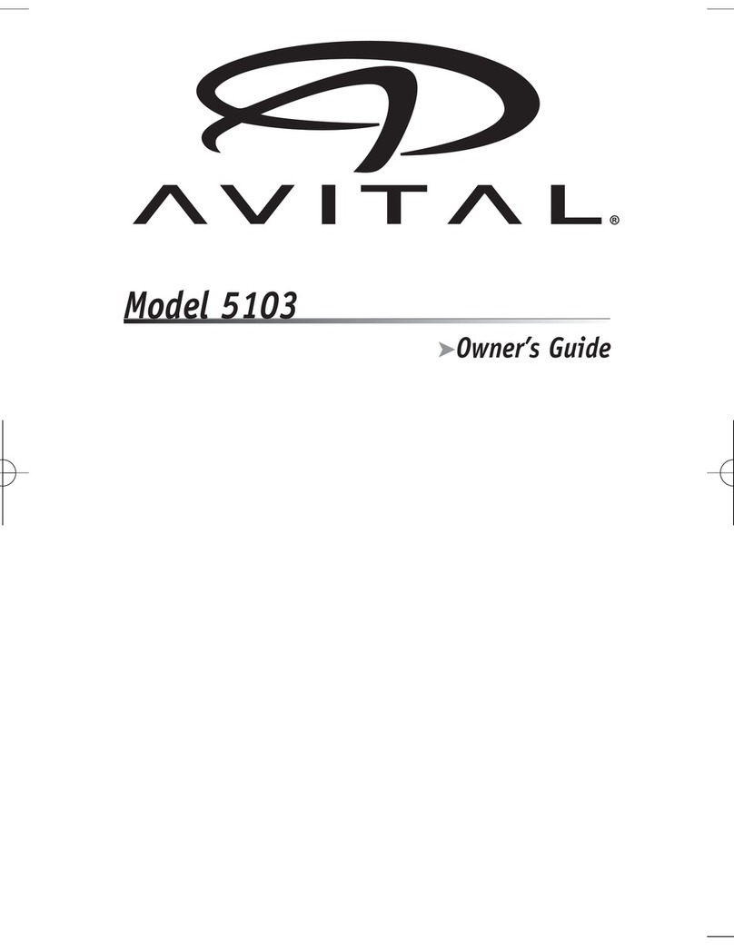 Avital G5103 User manual