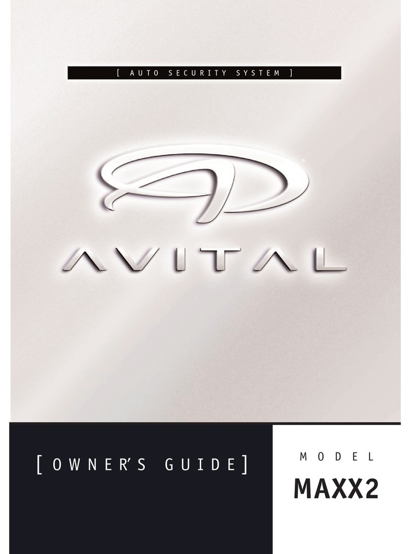 Avital MAXX2 owner's manual