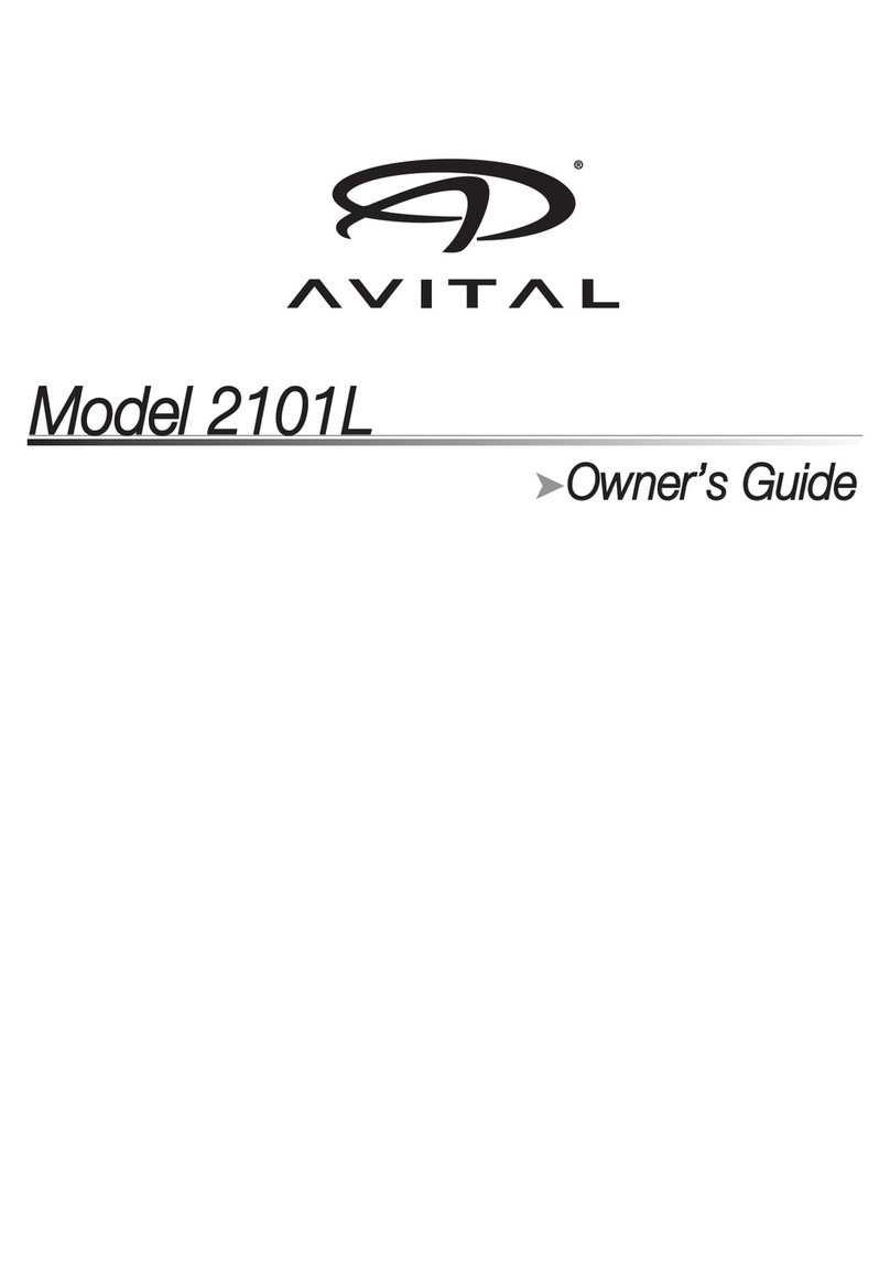 Avital 2101L owner's guide