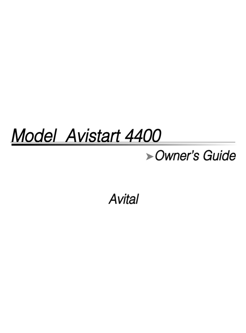 Avital AVISTART 4400 owner's guide