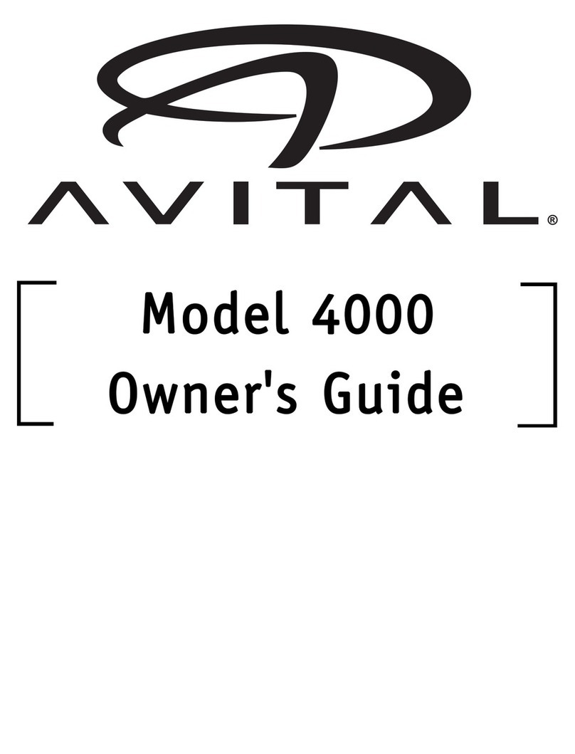 Avital AVISTART 4000 owner's guide