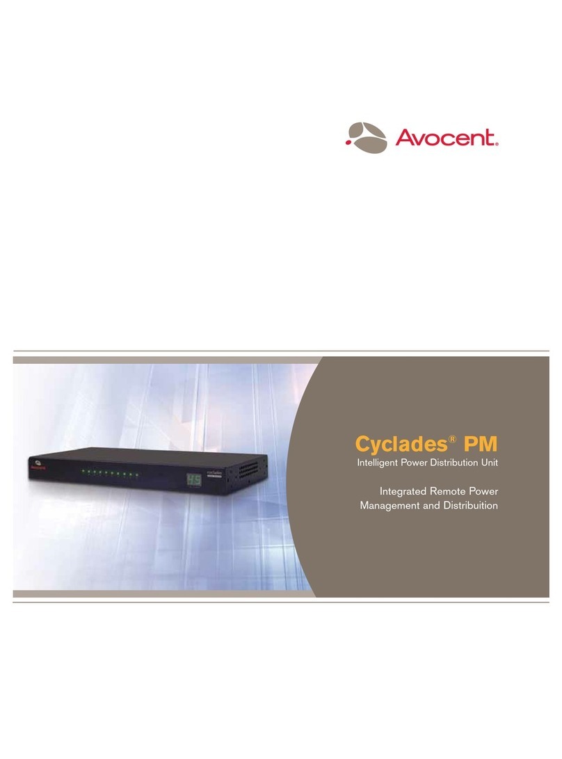 Avocent Cyclades PM User manual