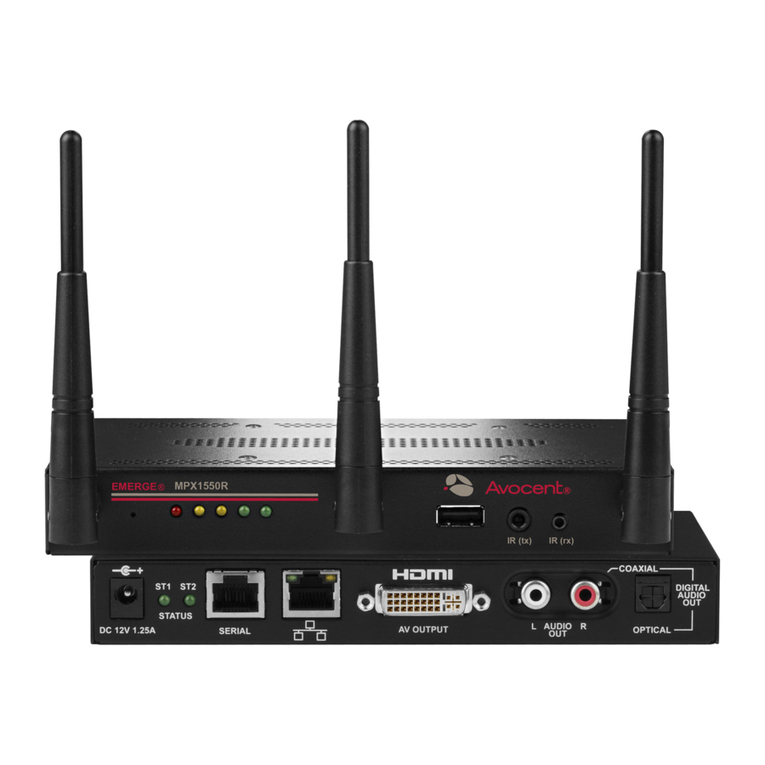 Avocent Emerge MPX1550 datasheet