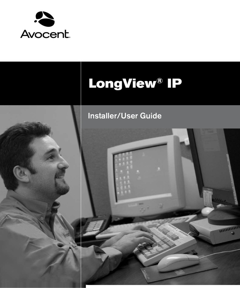 Avocent LongView IP Installation and maintenance instructions