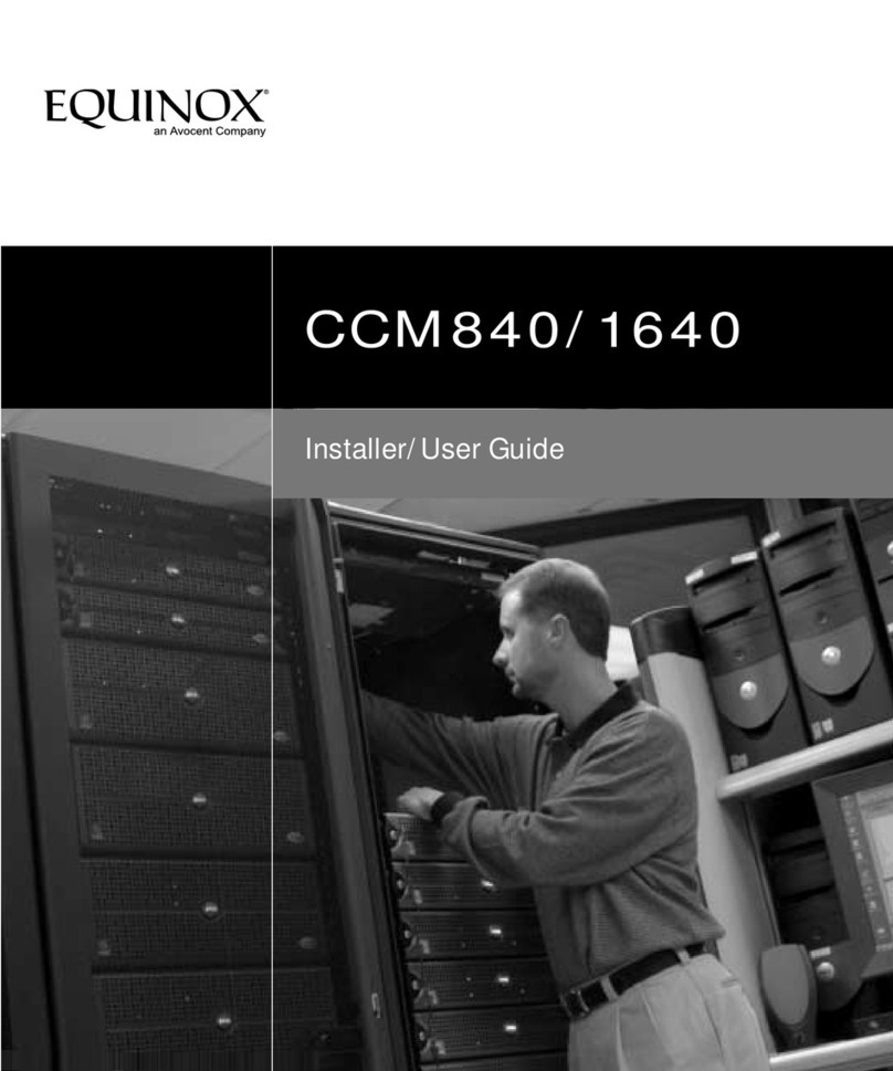 Equinox Systems Equinox Console Manager CCM1640 CCM1640... Installer/user guide Equinox Systems Equinox Console Manager CCM1640 CCM1640... Installer/user guide