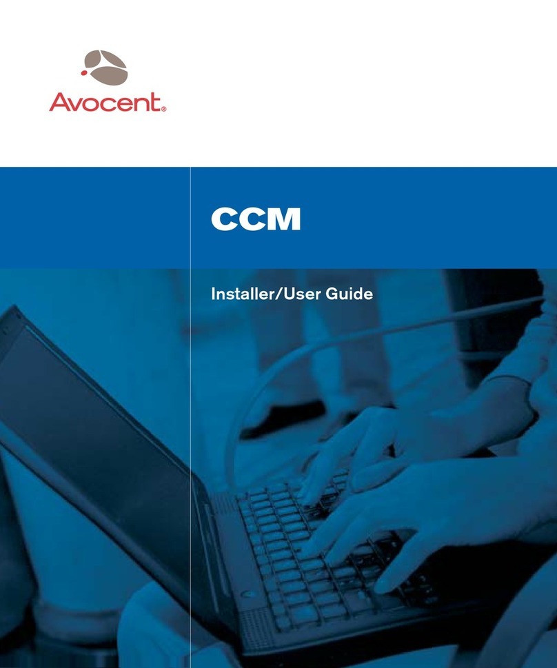 Avocent CCM Installation and maintenance instructions