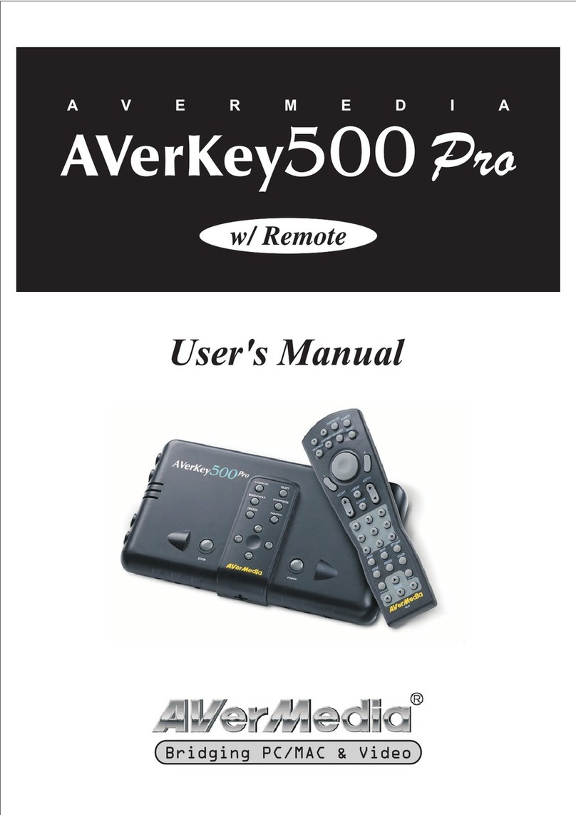Avermedia 500 user manual