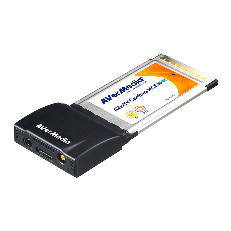 Avermedia MCE 2005 User manual