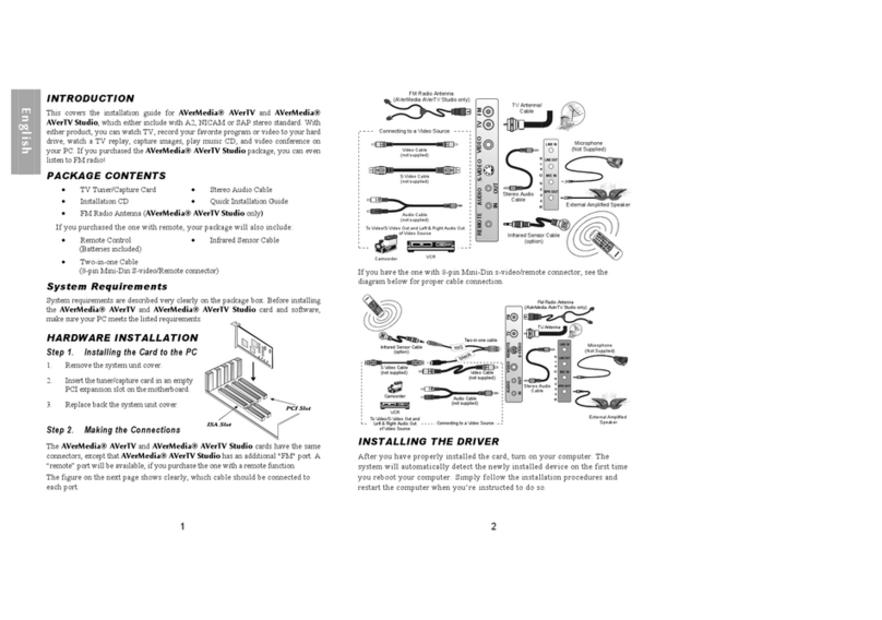 Avermedia none owner's manual