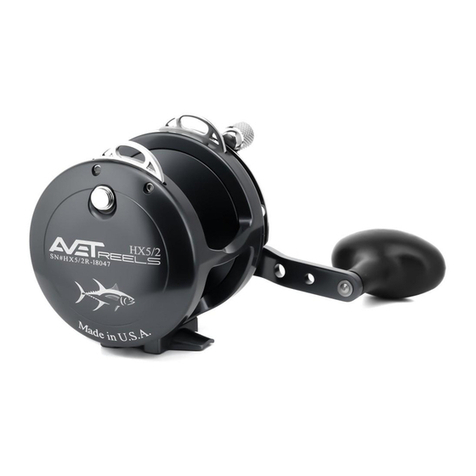 Avet Reels HX - 5/2 parts list