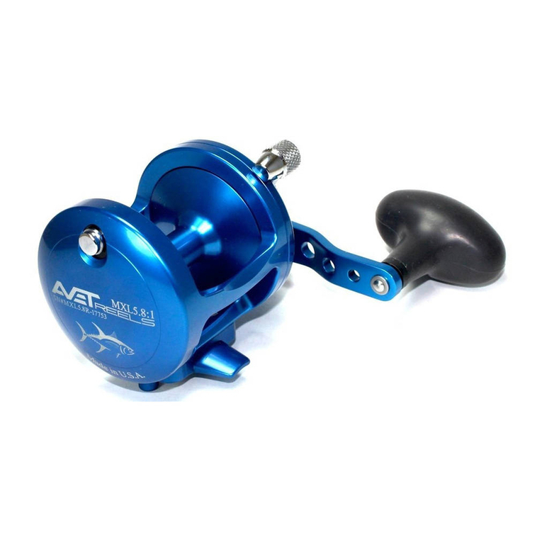 Avet Reels Fishing Reel MXL 5.8 User manual Avet Reels Fishing Reel MXL 5.8 User manual