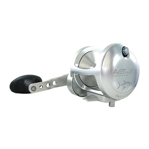 Avet Reels Fishing Reel MXL - 6/4 parts list