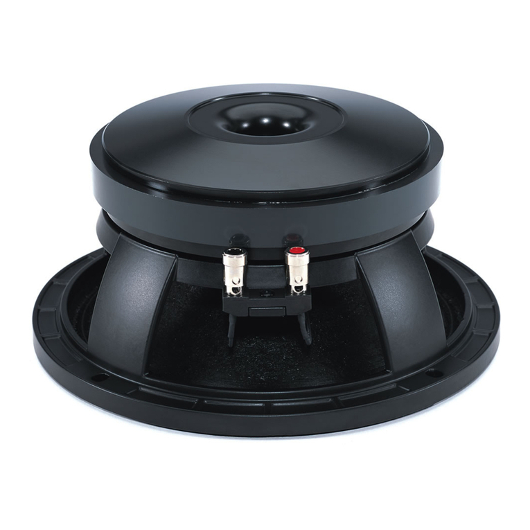 B&C Speakers Woofer 10PLB76 specification