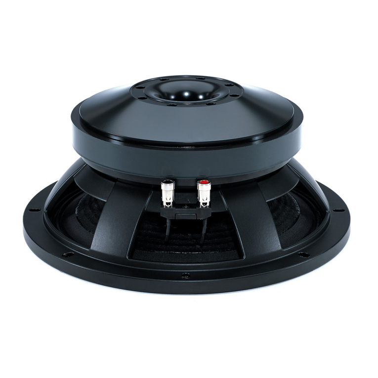 B&C Speakers Subwoofer 12TBX100 specification