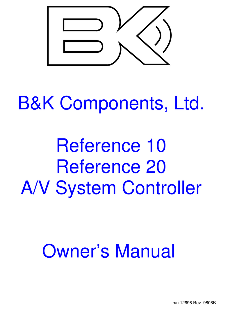 B&K p/n 12698 User manual